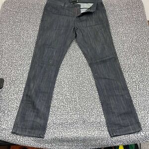 Comune Jeans Men 36x32 Black Straight Denim Pants Outdoor Pocket Cotton‎